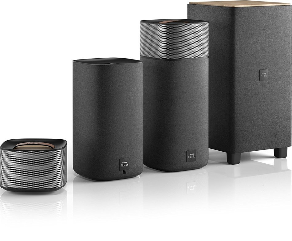 Philips Fidelio E5 Wireless Surround on Demand Speakers N12