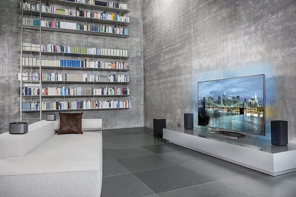 Philips Fidelio E5 Wireless Surround on Demand Speakers N13