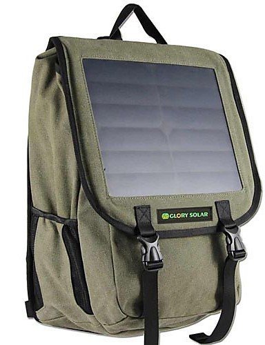 SB@Outdoor Solar Backpack Camping Hiking Traveling Solar Power Charge Backpack , green N6