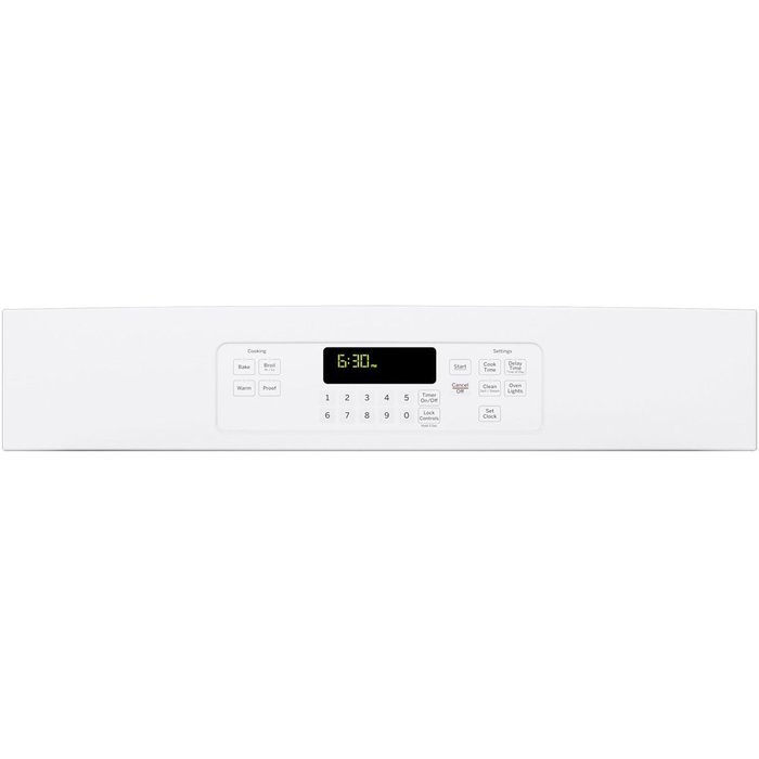 GE JK3000DFWW 27" White Electric Single Wall Oven N2