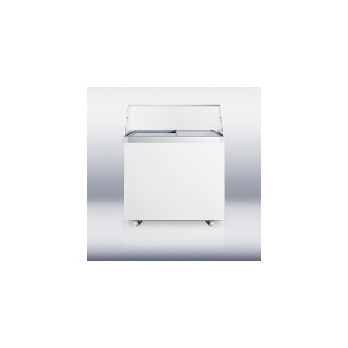 SCF942DTPDC 36" wide dipping cabinet with polycarbonate sneezeguard