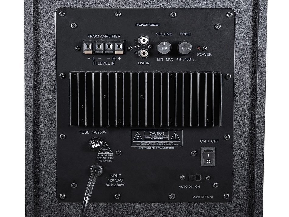 Monoprice 108247 5.1-Channel Home Theater Speaker System, Six N6