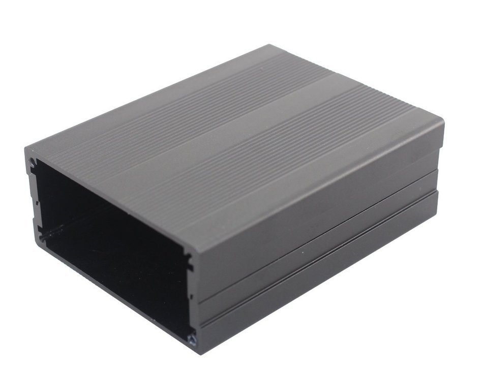 1007635mm[3.92.991.37inch] DIY Black Aluminum Electronic Box Project Enclousure Case for Digital Amplifier and... N3