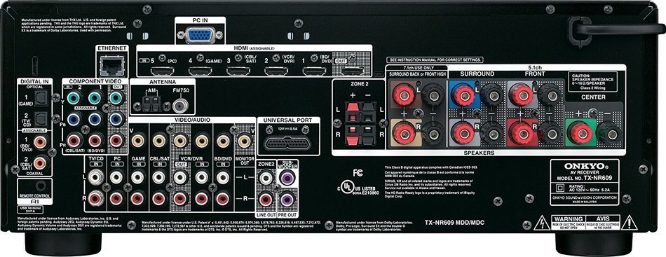 Onkyo TX - NR609 7.2 Channel Network THX Certified A/V Receiver (Discontinued by Manufacturer) N4
