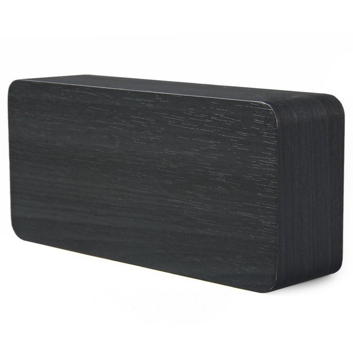 Aosis&reg; Green LED Wooden Alarm Clock Time Temperature Week Calendar Display for Home Office N3