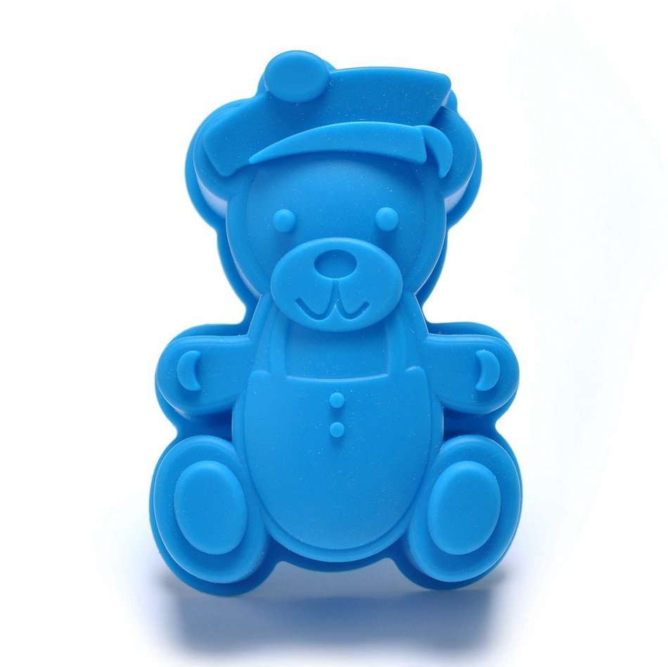 Xinka Novelty Silicone Pastry Mold - Cake Mold - Bear Family Christmas Holiday Silicone Baking Mold Cake Pan Set... N5