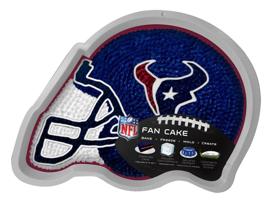 NFL Houston Texans Fan Cakes Heat Resistant CPET Plastic Cake Pan