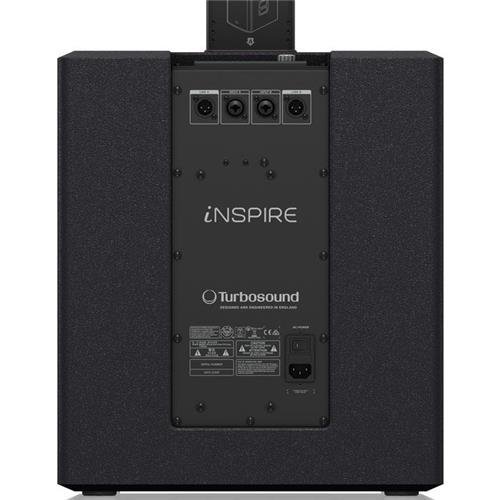Turbosound iNSPIRE iP2000 Powered Column Loudspeaker with Dual 12" Subwoofers, 1000W Maximum Output Power, Single N5