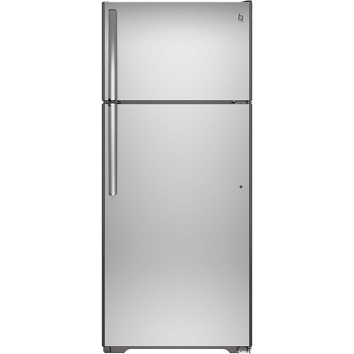 GE GIE18HSHSS 17.6 Cu. Ft. Stainless Steel Top Freezer Refrigerator - Energy Star
