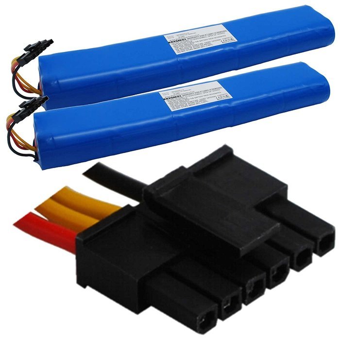 2x Exell EBVB-241 NiMH 12V 3000mAh Vacuum Battery Fits NEATO Botvac 70e, 75, 80, 85 Fully Automatic Intelligent...