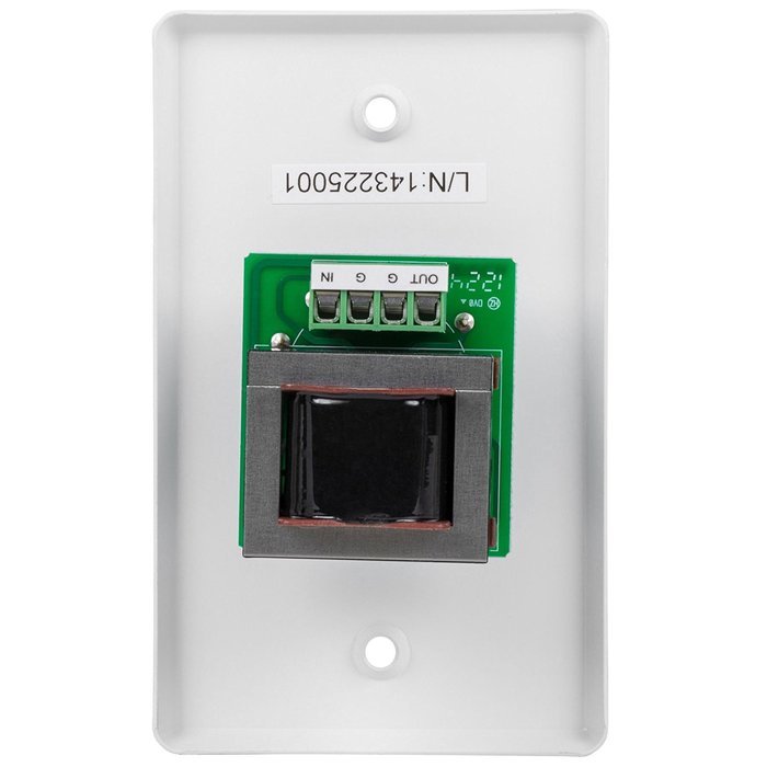 70V 30W Speaker Attenuator Wall Plate N2