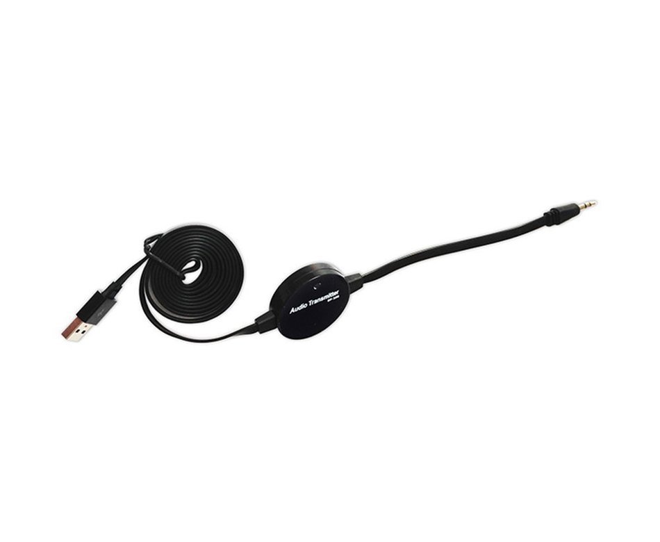 Alpharan Free Drive Good Compatible Bluetooth Audio Transmitter 3.5mm Interface Black Color N4