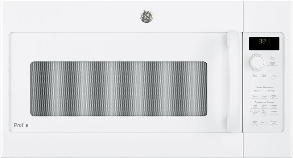 GE Profile PVM9215DKWW 30" Over-the-Range Microwave Oven in White