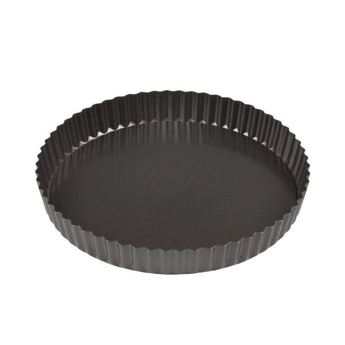 FortheChef's Deluxe Non-Stick Carbon Steel Professional 10" Quiche / Tart Pan