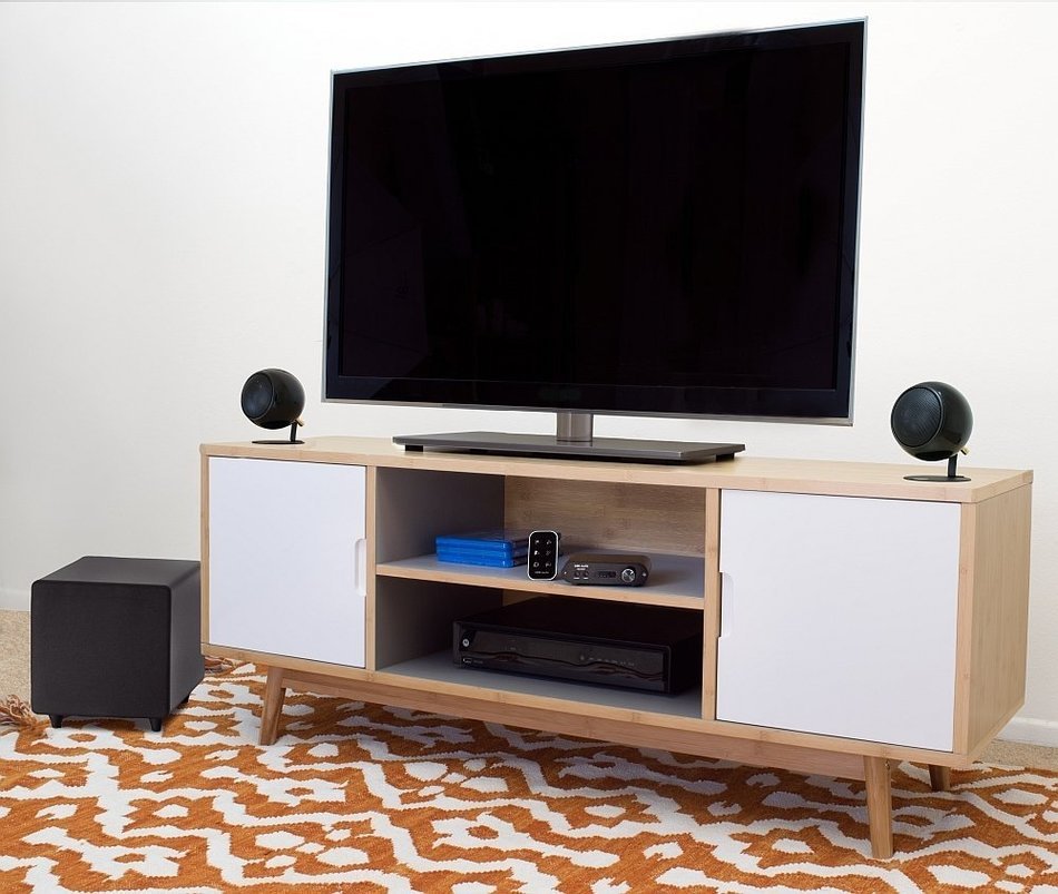 Orb Audio subMINI Small Subwoofer, Black