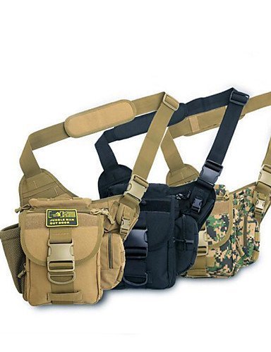 SB@Camouflage Multifunctional Nylon Shoulder Bag for Hunting/Fishing/Camping Hiking , pink N2