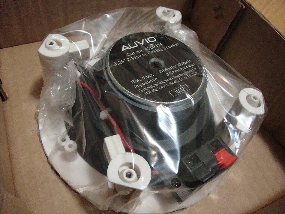 Auvio 40W 2-Way 5.25" In-Ceiling Speaker