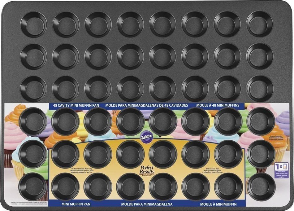 Wilton Perfect Result Mega 48-Cup Muffin Pan Mini 2105-6746 cupcake topper