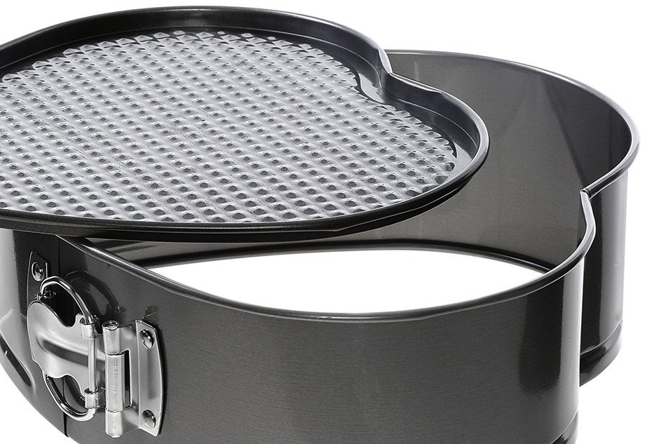 3 Piece Non Stick Heart, Round & Square Cake Pan Set N5