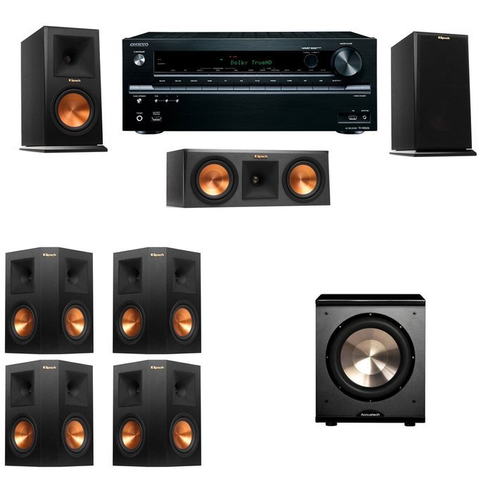 Klipsch RP-150M-E Monitor Speaker 7.1 PL-200 Onkyo TX-NR636