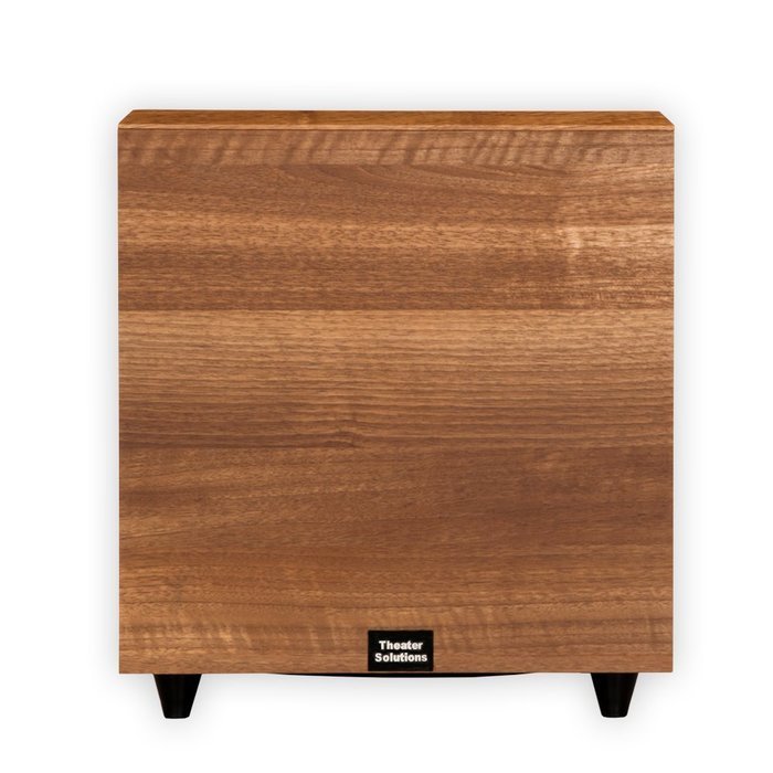 Theater Solutions SUB12DM Down Firing Powered Subwoofer (Mahogany) N4