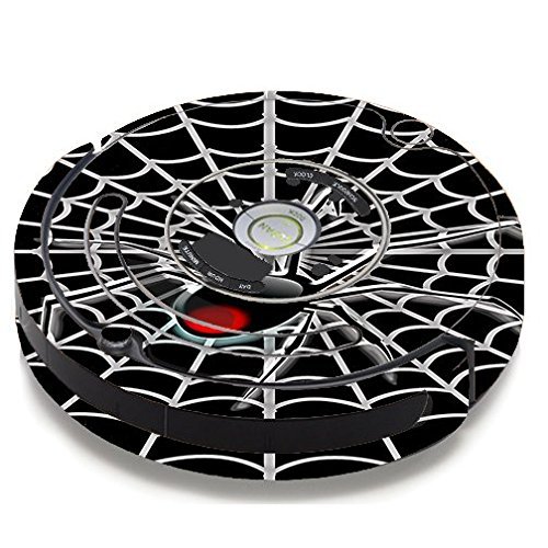 Skin Decal Vinyl Wrap For IRobot Roomba 650 655 Vacuum / Black Widow Spider Web