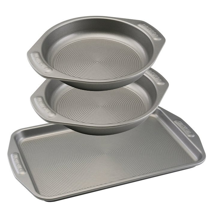 3-Piece Non-Stick Cookie and Cake Set