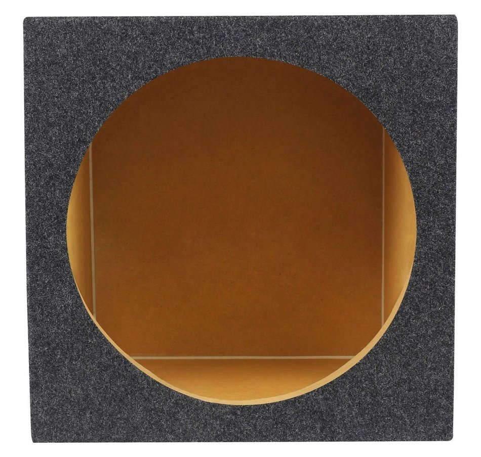 Rockville RSQ12S 0.75 Cu Ft, Single 12" Sealed 3/4" MDF Car Sub Enclosure Box N4