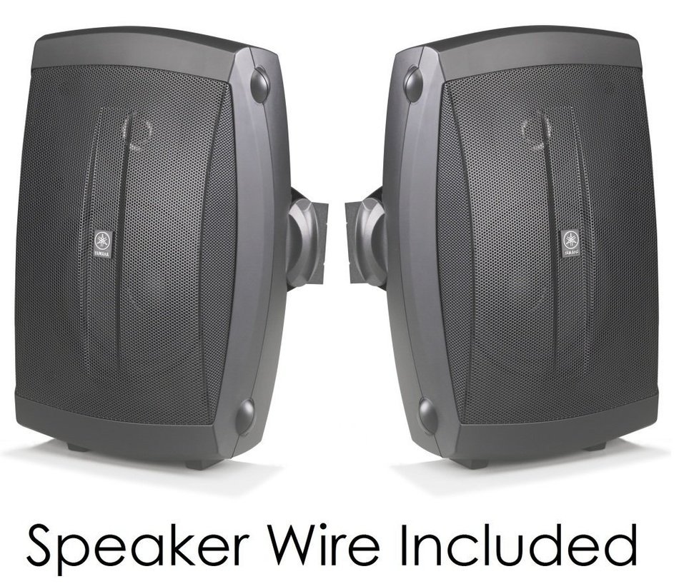 Yamaha All Weather Indoor & Outdoor Wall Mountable Natural Sound 130 watt 2-way Acoustic Suspension Speakers (... N5