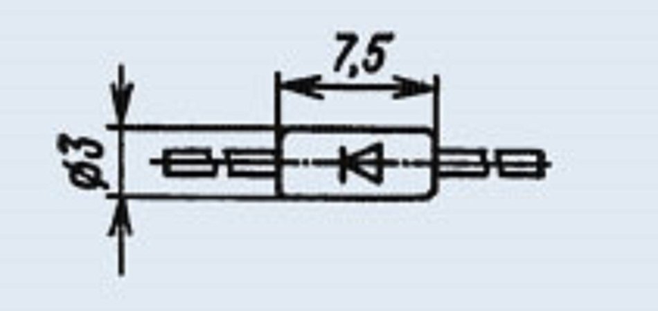 Germanium diodes D2E USSR 25 pcs