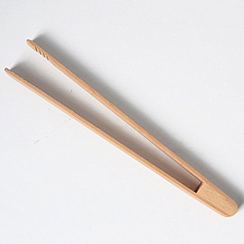 Beech wood Food meat Bread Clip wooden toast rack salad tools N3