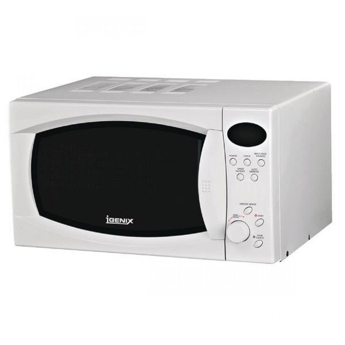 Igenix 20 Litre White Digital Microwave 800w