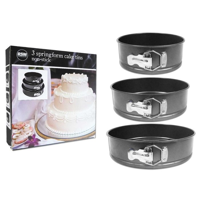 Set of 3 Non-Stick Cake Tins N2