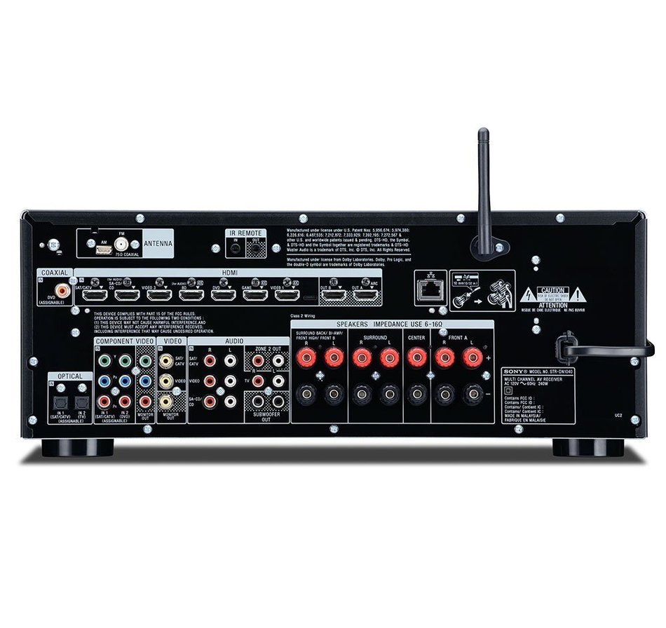 Sony STR-DN1040 7.2-Channel Network A/V Receiver (Built-in Wi-fi & Bluetooth)