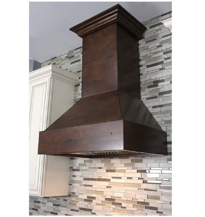 Z Line 355VV-36 1200 CFM Wooden Wall Mount Range Hood, 36", Valencia N2
