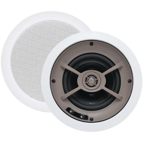 Proficient Audio C640 6.5" Graphite In-Ceiling Speaker - Pair (White)