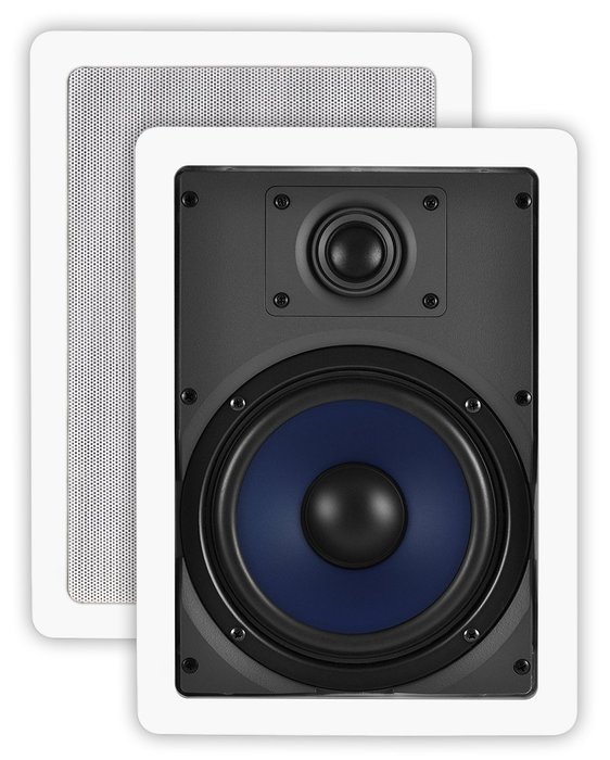 OSD Audio IW670 6.5-inch Polypropylene In-Wall Speaker Pair N5