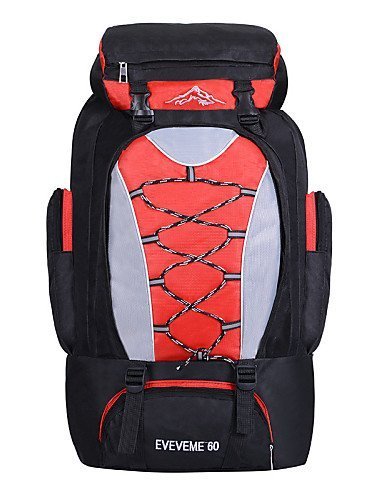 SB@Outdoor Water Repellent Hiking Backpack 60L Mountaineering Bag Men And Women Camping Bag Large Capacity Bags... N5