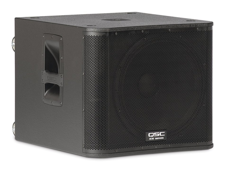 QSC KW181 1000 Watts Powered Subwoofer - Free KW181 Pole and 3 XLR cables (ProSoundGear) Authorized Dealer N2