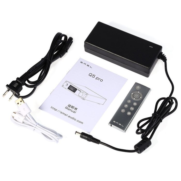 GBtiger Audio Component Amplifiers, SMSL-Q5Pro USB Coaxial Optical Bass Stereo Digital Audio Amplifier with Remote... N7
