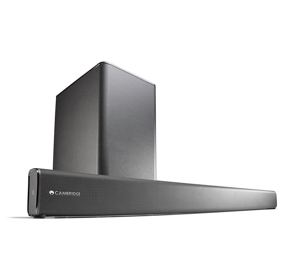 Cambridge TVB2 Bluetooth TV Soundbar and Wireless Subwoofer with NFC Pairing N4