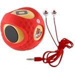 ~NEW~ Ihip Louisville Cardinals Jam-ball portable Speaker & Earphones N2