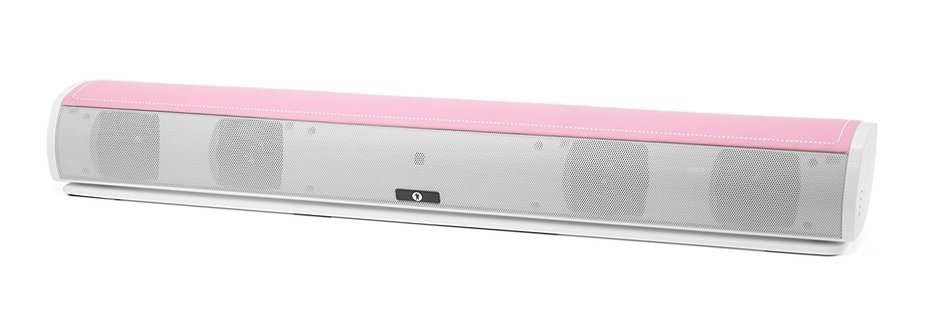 Bluetooth Leather Television Sound Bar - FRESHeBAR TV Soundbar - 24 inch, 90 Watt with Built-in Subwoofer - White... N2