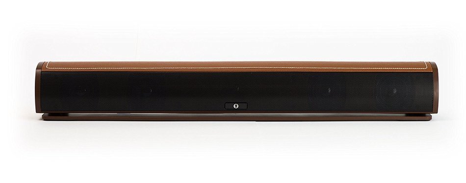 Bluetooth Leather Television Sound Bar - FRESHeBAR TV Soundbar - 24 inch, 90 Watt with Built-in Subwoofer - White... N3