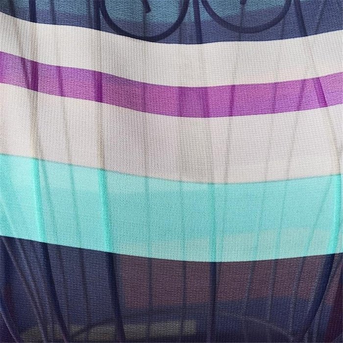 Banggood Irregular shape Loose tops Striped Chiffon Short-sleeved T Shirt for women N3