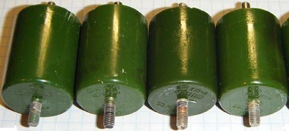 Capacitor K15-4 4700V 12kV USSR 2 pcs