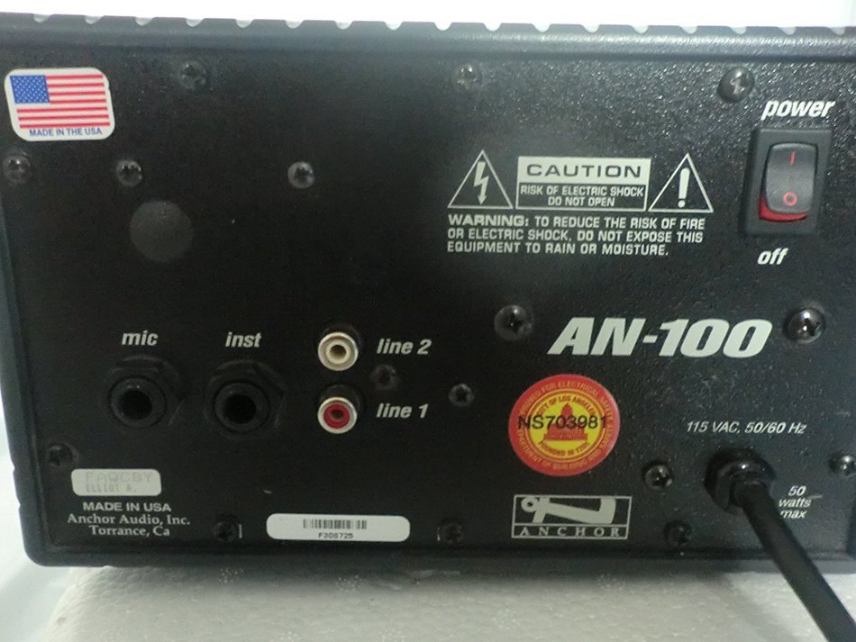 AN-100 Powered Monitor Speaker System N3