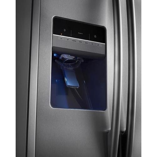 Refrigerator Whirlpool French Door 25 cu ft Stainless Steel Kitchen Appliance N3