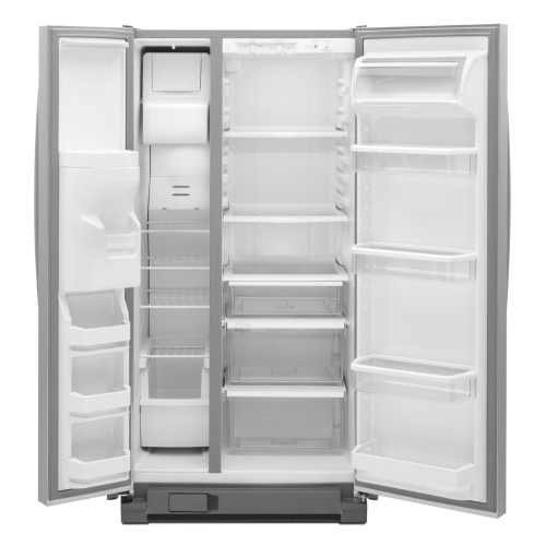 Refrigerator Whirlpool French Door 25 cu ft Stainless Steel Kitchen Appliance N4