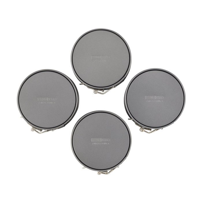 4 Pieces, Nonstick Coating Springform Pan Set in Gray N5